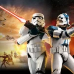 Ảnh bìa game Star Wars Battlefront Classic Collection, gợi nhắc lịch sử loạt game được fan yêu thích.