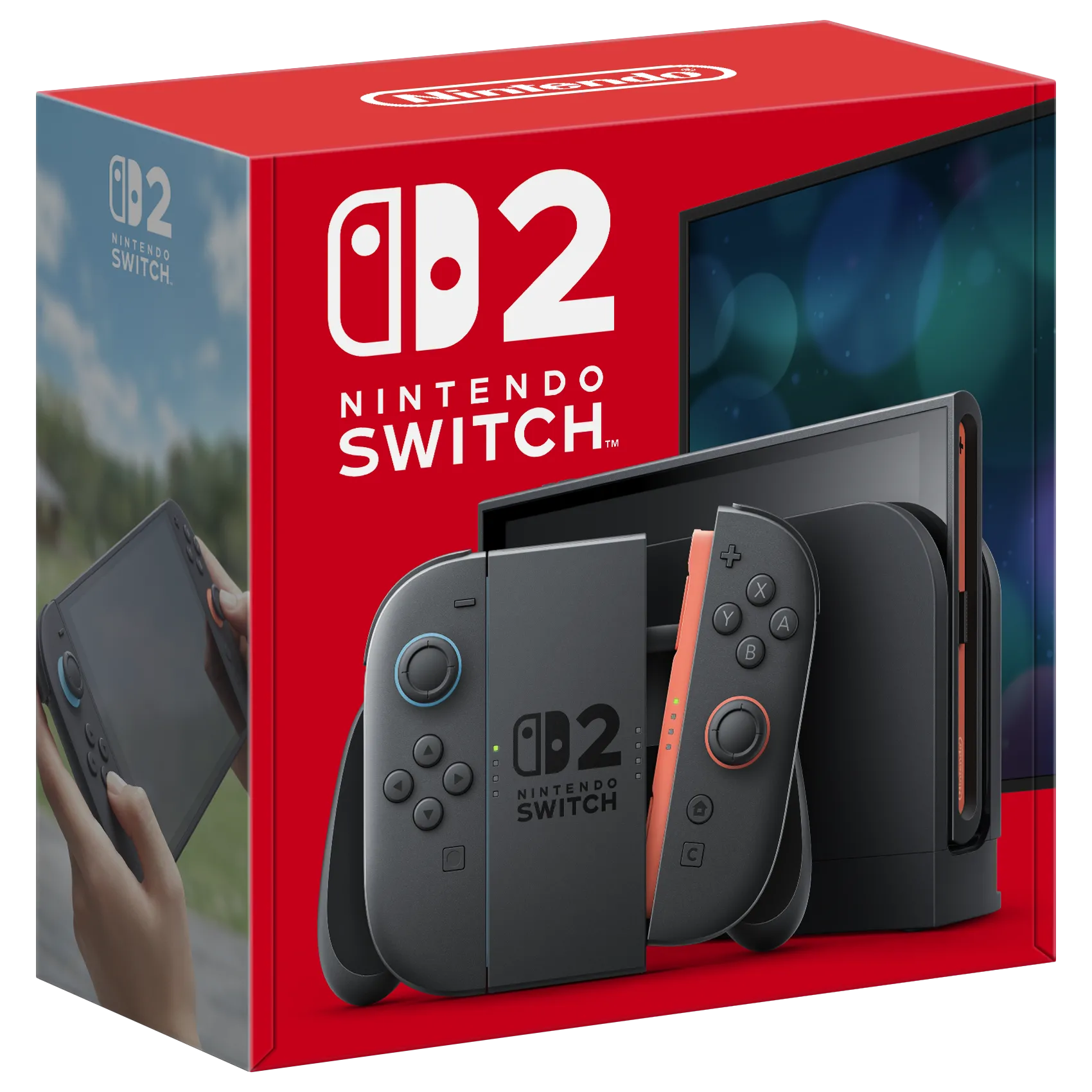 Ảnh hộp đựng máy console Nintendo Switch 2.