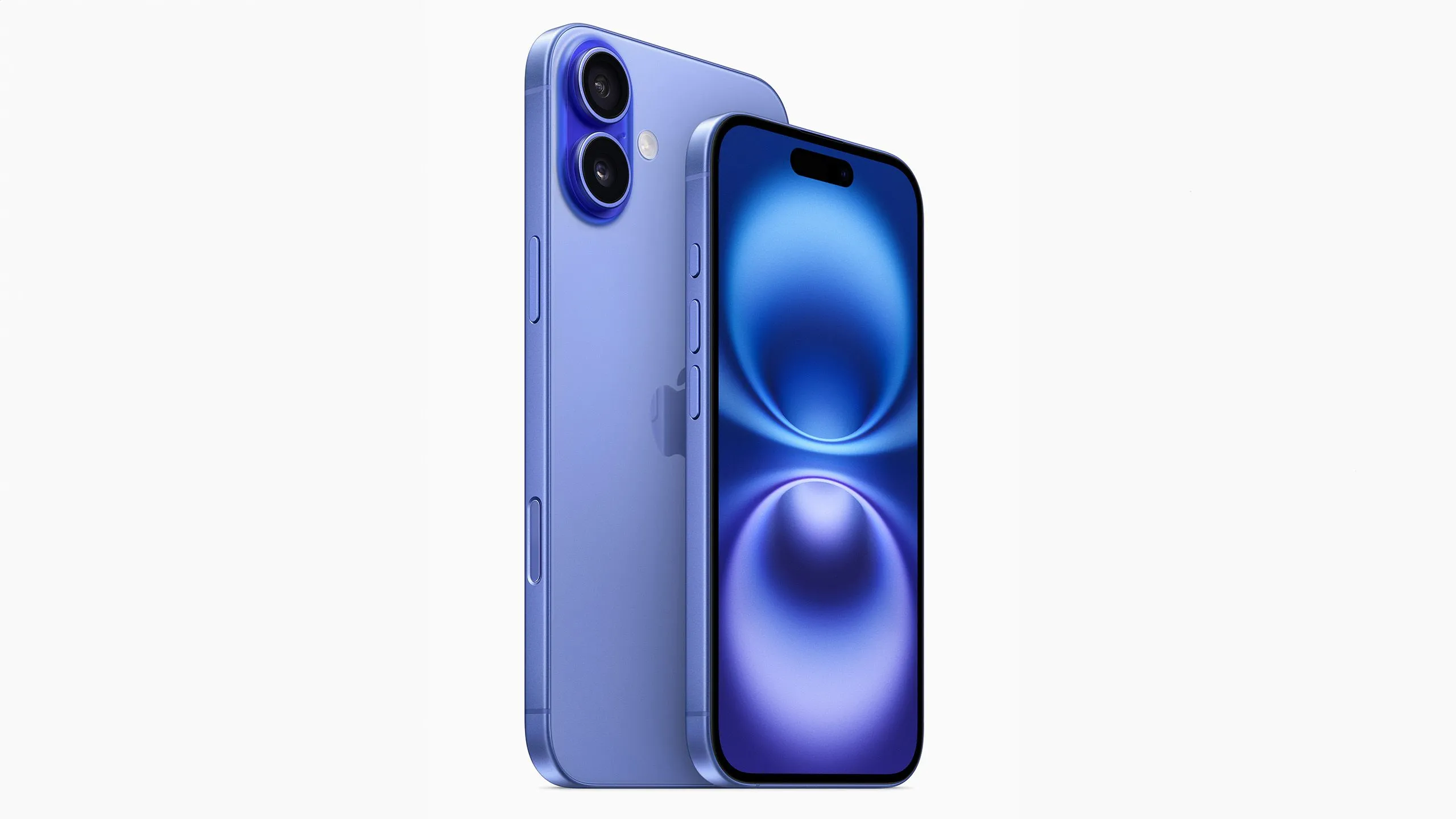 Ảnh render iPhone 16 màu xanh, minh họa cho các dòng iPhone mới sử dụng eSIM