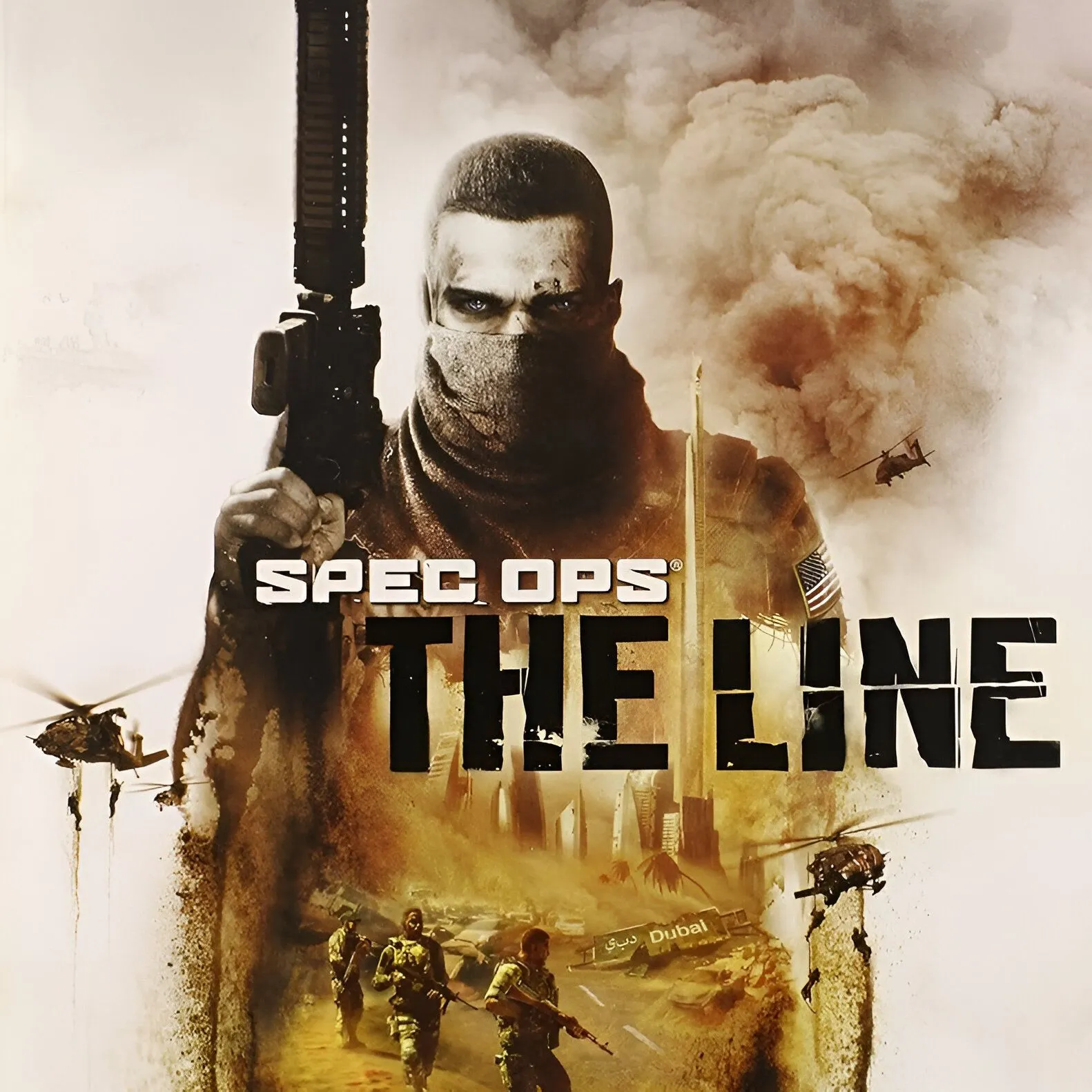 Ảnh sản phẩm của game Spec Ops: The Line, một tựa game bắn súng góc nhìn thứ ba với cốt truyện đen tối