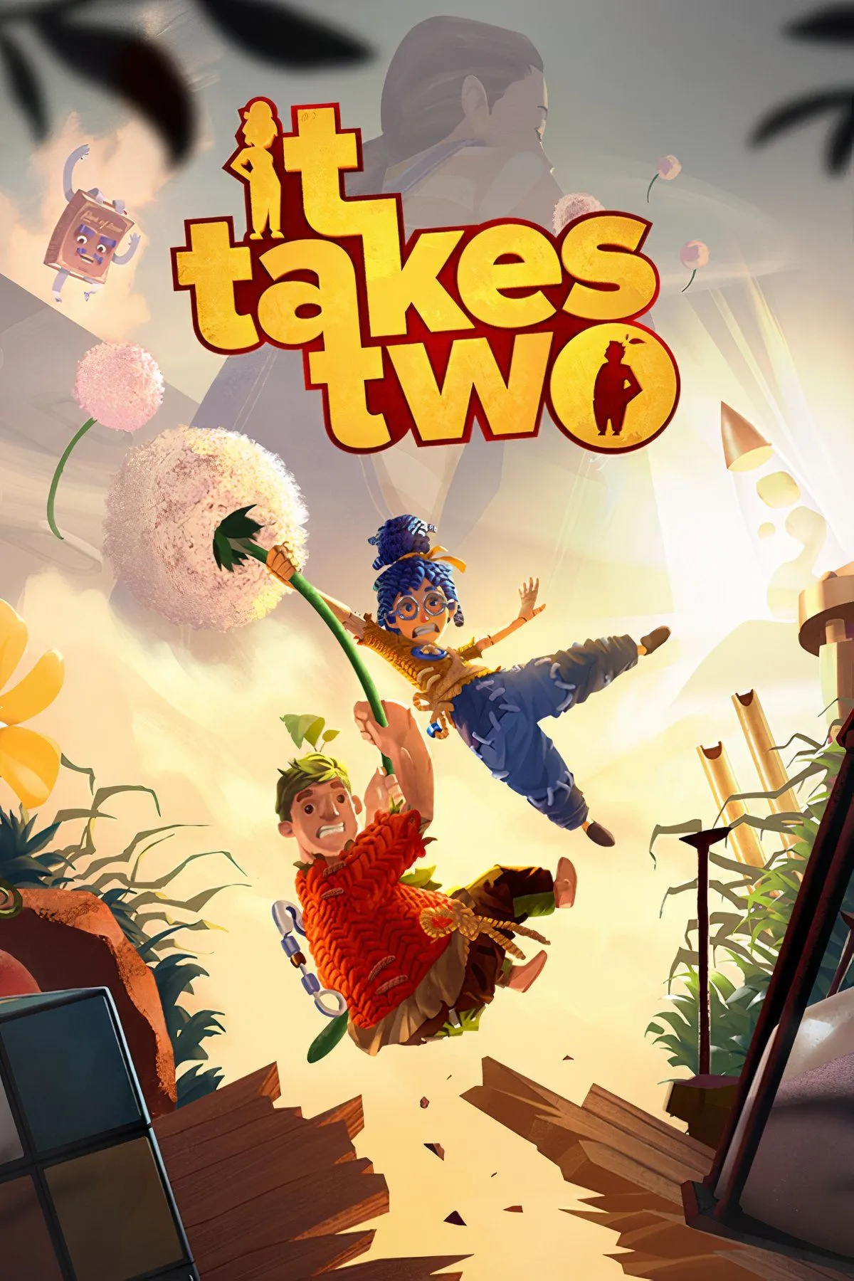 Ảnh tổng hợp minh họa lối chơi game couch co-op It Takes Two và Split Fiction của Hazelight Studios