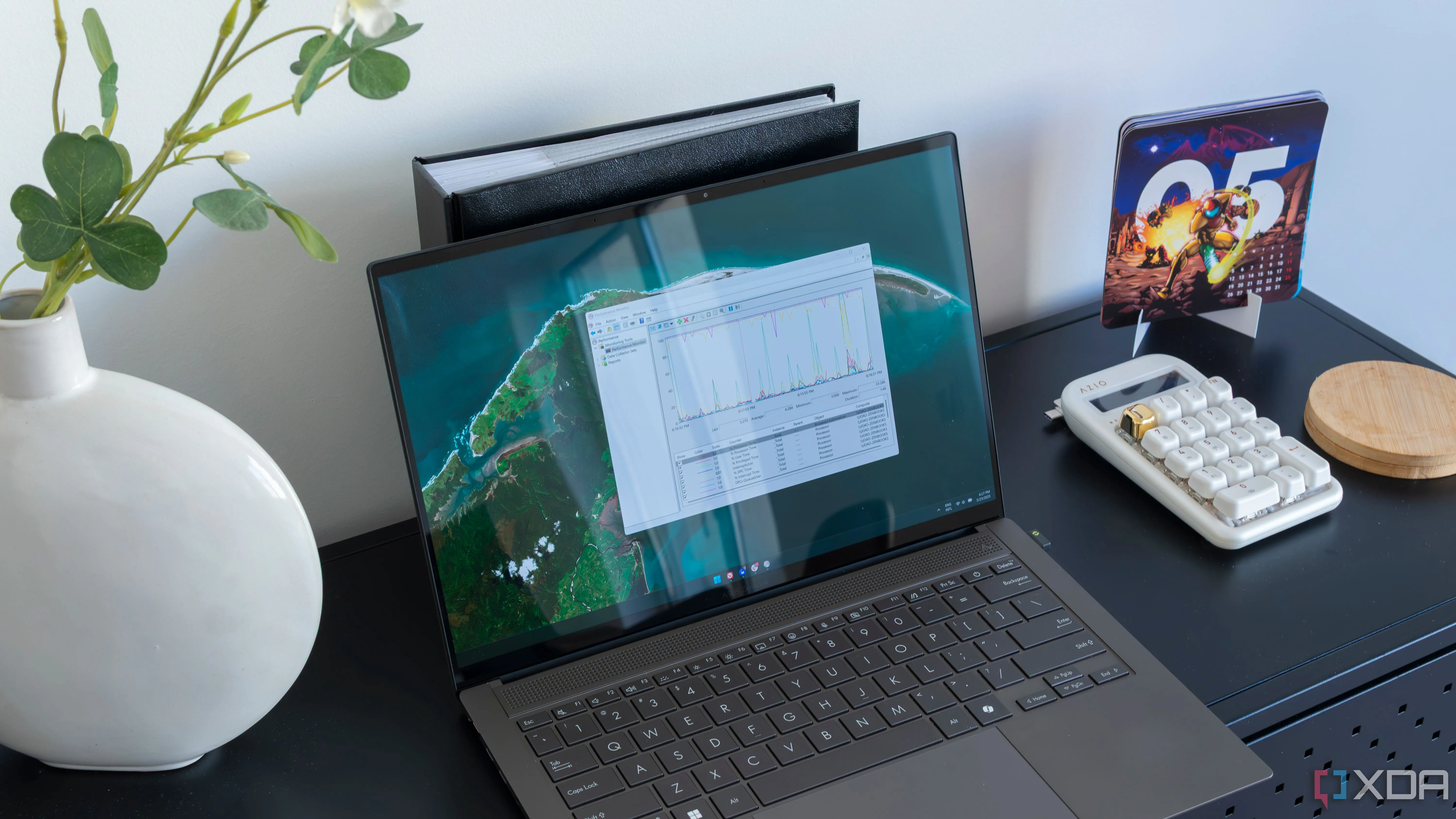 Giao diện Performance Monitor trên Windows 11, minh họa việc theo dõi hiệu suất hệ thống sau cập nhật