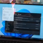 Giao diện Settings và Control Panel trên Windows 11, thể hiện sự chuyển đổi các cài đặt hệ thống.