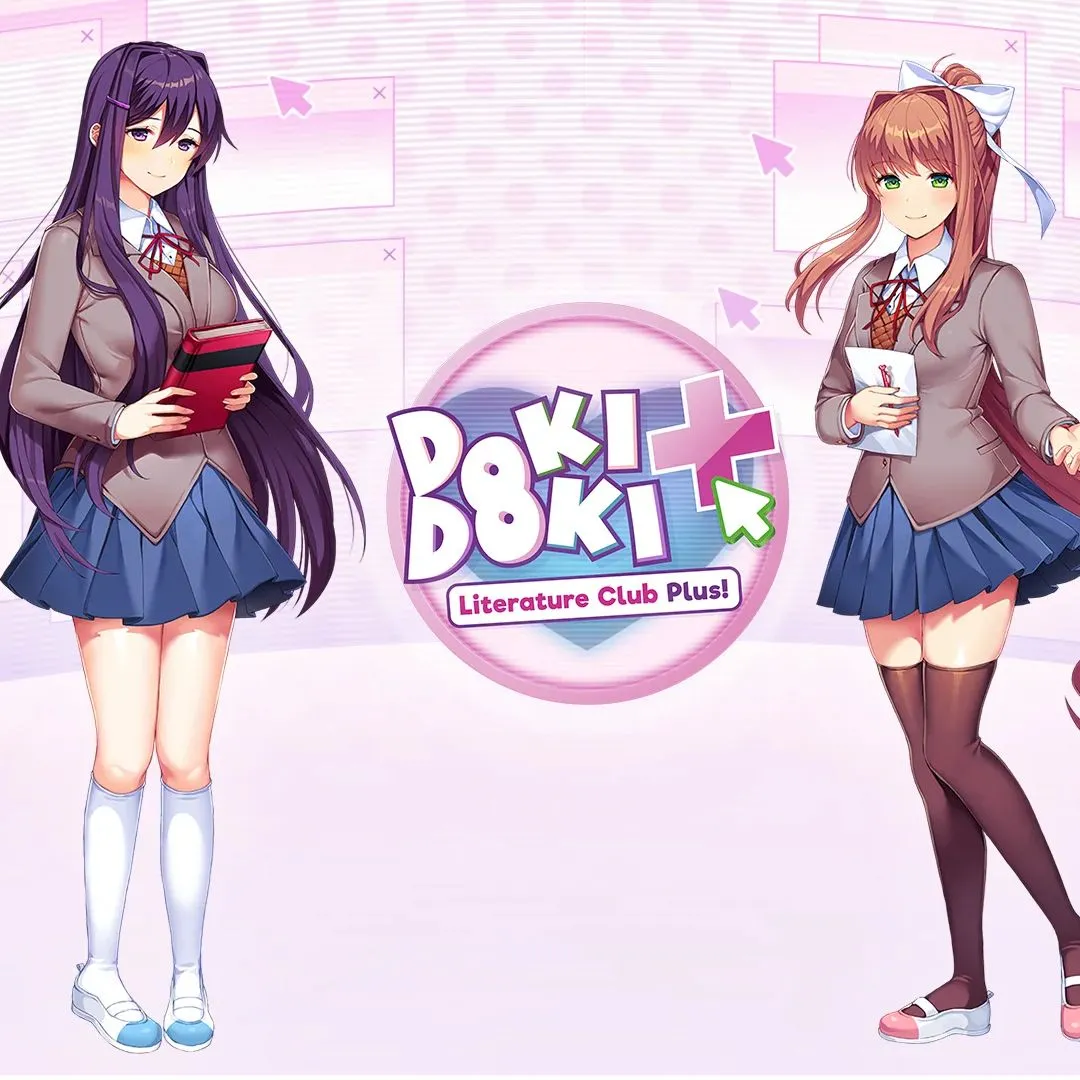 Hình ảnh sản phẩm của game Doki Doki Literature Club Plus, một tựa visual novel kinh dị tâm lý