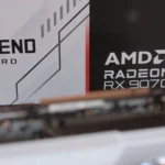Hộp card đồ họa ASRock Radeon RX 9070 XT Steel Legend, một lựa chọn cho HTPC chơi game
