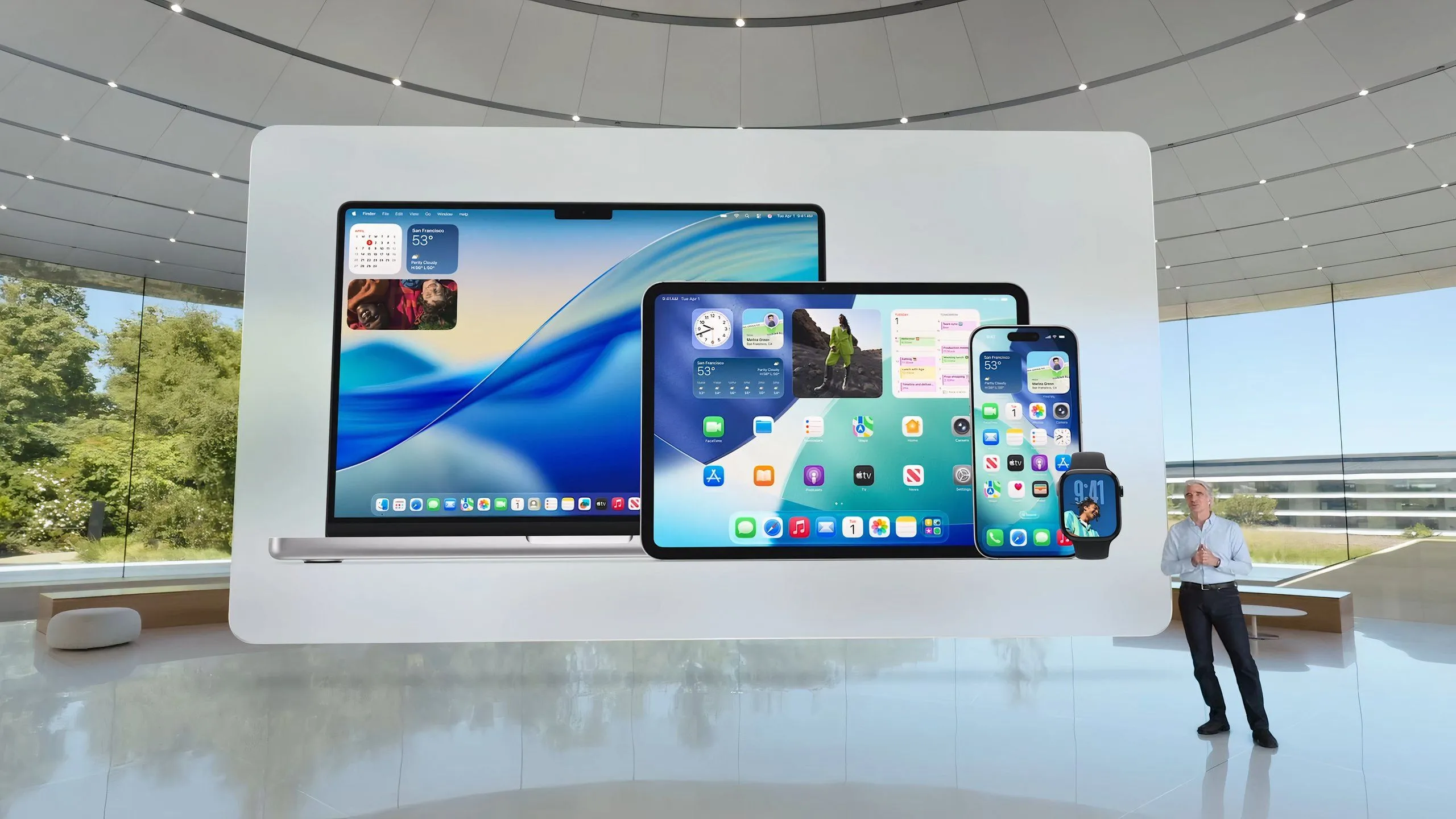 Logo và banner sự kiện WWDC 2025 của Apple giới thiệu iOS 26