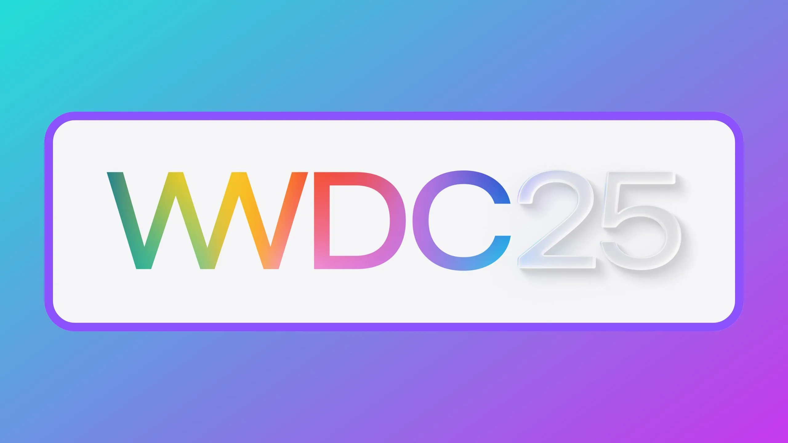 Logo và hình ảnh sự kiện WWDC 2025 của Apple