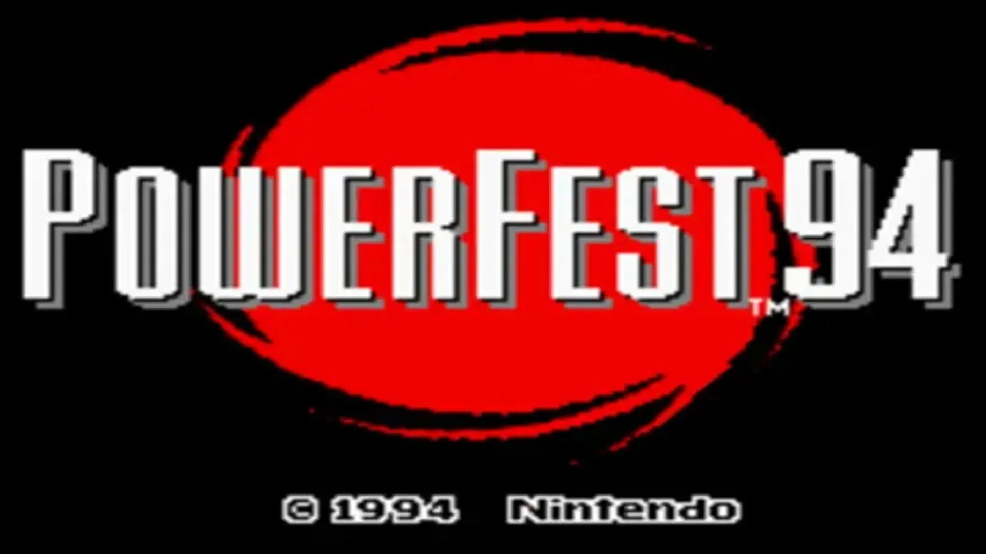 Màn hình mở đầu Nintendo Powerfest 1994