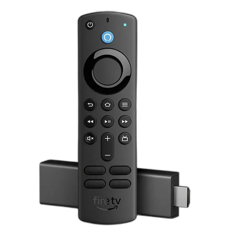 Render thiết bị Amazon Fire TV Stick 4K trên nền trong suốt